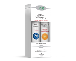 Power of Nature Zinc Plus & Vitamin C + Vitamin C 500mg Συμπλήρωμα Διατροφής με Ψευδάργυρο & Βιταμίνη C + Δώρο Βιταμίνη C 500mg, 20+20 αναβράζοντα δισκία  Power of Nature Zinc Plus & Vitamin C + Vitamin C 500mg Συμπλήρωμα Διατροφής με Ψευδάργυρο & Βιταμίνη C + Δώρο Βιταμίνη C 500mg, 20+20 αναβράζοντα δισκία