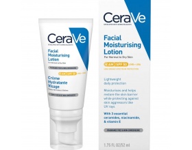 CeraVe Facial Moisturising Lotion Ενυδατική Κρέμα Προσώπου για Κανονικό προς Ξηρό Δέρμα με SPF50, 52ml