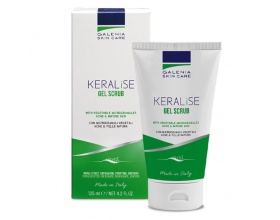 Galenia Skin Care Keralise Gel Scrub Απολεπιστικό Tζελ Προσώπου για Λιπαρό Δέρμα με Τάση Ακμής, 125ml