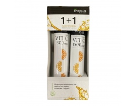 Inoplus Βιταμίνη C 1500mg, 20+20 αναβράζοντα δισκία Inoplus Βιταμίνη C 1500mg, 20+20 αναβράζοντα δισκία