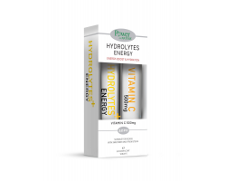 Power of Nature Hydrolytes Energy Συμπλήρωμα Ηλεκτρολυτών & Βιταμίνη C 500mg με Γεύση Φράουλα, 17+17 αναβράζοντα δισκία Power of Nature Hydrolytes Energy Συμπλήρωμα Ηλεκτρολυτών & Βιταμίνη C 500mg με Γεύση Φράουλα, 17+17 αναβράζοντα δισκία