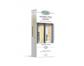 Power of Nature Hydrolytes Energy Συμπλήρωμα Ηλεκτρολυτών & Βιταμίνη C 500mg με Γεύση Φράουλα, 17+17 αναβράζοντα δισκία Power of Nature Hydrolytes Energy Συμπλήρωμα Ηλεκτρολυτών & Βιταμίνη C 500mg με Γεύση Φράουλα, 17+17 αναβράζοντα δισκία