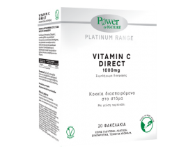 Power of Nature Platinum Range Vitamin C Direct 1000mg Συμπλήρωμα Διατροφής με Βιταμίνη C σε Γεύση Πορτοκάλι, 20 φακελάκια Power of Nature Platinum Range Vitamin C Direct 1000mg Συμπλήρωμα Διατροφής με Βιταμίνη C σε Γεύση Πορτοκάλι, 20 φακελάκια