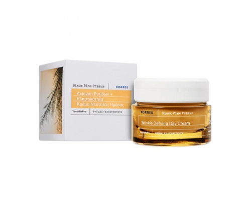 Korres Black Pine Primus Λείανση Ρυτίδων + Ελαστικότητα Κρέμα Νεότητας Ημέρας, 40ml Korres Black Pine Primus Λείανση Ρυτίδων + Ελαστικότητα Κρέμα Νεότητας Ημέρας, 40ml
