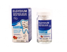 Elgydium AntiPlaque Στερεή Οδοντόπαστα κατά της Πλάκας, 60 ταμπλέτες