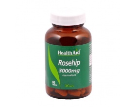 Health Aid Rosehip 3000mg Συμπλήρωμα Διατροφής με Εκχυλίσματα Καρπών Αγριοτριανταφυλλιάς,60 ταμπλέτες
