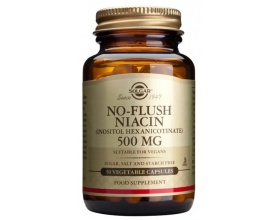 Solgar No-Flush Niacin 500mg Συμπλήρωμα Διατροφής με Νιασίνη, 50 φυτοκάψουλες Solgar No-Flush Niacin 500mg Συμπλήρωμα Διατροφής με Νιασίνη, 50 φυτοκάψουλες