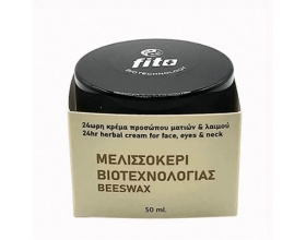FITO+ Beeswax Βιοτεχνολογίας 24ωρη Κρέμα Προσώπου, Ματιών & Λαιμού, 50ml 