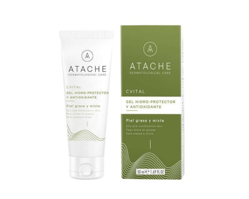 Atache CVital AHA Gel Hidro-Protector Υ Antioxidante Τζελ για Μικτή-Λιπαρή Επιδερμίδα, 50ml