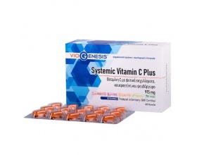 Viogenesis Systemic Vitamin C Plus Συμπλήρωμα Διατροφής με Αντιοξειδωτική Δράση για τη Φυσιολογική Λειτουργία του Ανοσοποιητικού Συστήματος, 60 δισκία