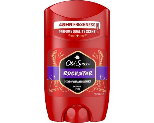 Old Spice Rockstar Deodorant Stick Ανδρικό Αποσμητικό Στικ με Νότες από Άρωμα Περγαμόντου, 50ml