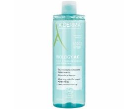A-Derma Biology AC Νερό Καθαρισμού & Ντεμακιγιάζ με Μικύλλια, 400ml