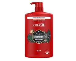 Old Spice Wolfthorn Extra-XL 3 in 1 Αφρόλουτρο & Σαμπουάν για Άνδρες, 1L