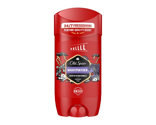 Old Spice Nightpanther Deodorant Stick Ανδρικό Αποσμητικό Στικ σε xXLLLL Μέγεθος & Άρωμα Εσπεριδοειδών Βανίλιας, 85ml