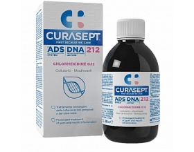 Curaprox Curasept Ads 212 Στοματικό Διάλυμα 0,12% CHX, Ιδανικό για τη θεραπεία της Ουλίτιδας & της Περιοδοντίτιδας χάρη στην περιεκτικότητά του σε Διγλυκονική Χλωρεξιδίνη κατά 0,12% 200 ml 