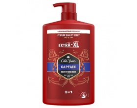 Old Spice Captain Extra-XL 3 in 1 Αφρόλουτρο & Σαμπουάν για Άνδρες, 1L