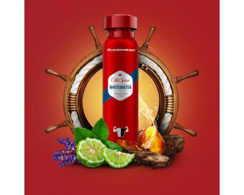 Old Spice Whitewater Deodorant Body Spray Αποσμητικό Σπρέι Σώματος για Άνδρες, 150ml