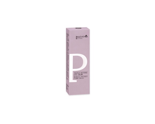 Medisei Panthenol Extra Triple Defense Eye Cream Κρέμα Ματιών με τριπλή δράση για ρυτίδες, σακούλες και μαύρους κύκλους 25ml
