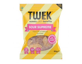 Tweek Tweek Sour Supreme Ζελεδάκια χωρίς Ζάχαρη & Γλουτένη, 80gr 