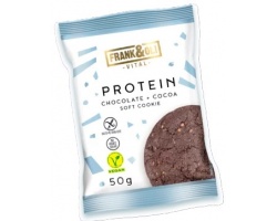 Frank & Oli Protein Cookie Chocolate & Cocoa Μαλακό Μπισκότο Πρωτεΐνης με Σοκολάτα & Κακάο, 50gr