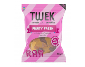 Tweek Fruity Fresh Ζελεδάκια χωρίς Ζάχαρη & Γλουτένη, 80gr 