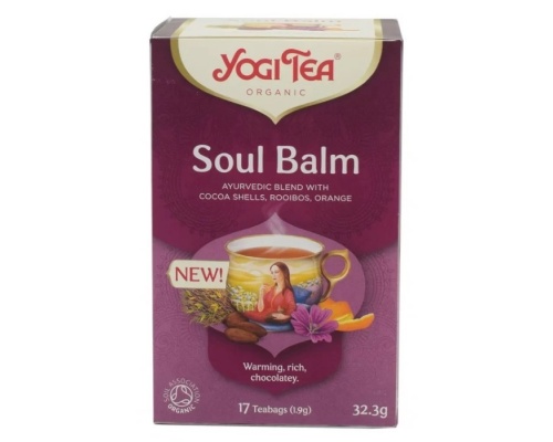 Yogi Organic Tea Soul Balm Βιολογικό Τσάι Αρωματικό & Ανακουφιστικό, 17 φακελάκια