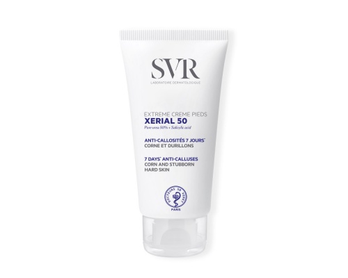 SVR XERIAL 50 Extrême Crème Pieds Κρέμα με 50% Ουρία Κατά των Κάλων των Ποδιών, 50ml