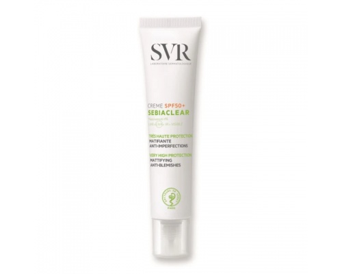 SVR SEBIACLEAR Crème SPF50+ Κρέμα Προσώπου για Δέρμα με Τάση Ακμής & SPF50+, 40ml