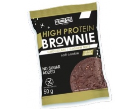 Frank & Oli High Protein Cookie Brownie Chocolate Cashew Nuts Μαλακό Μπισκότο Υψηλής Περιεκτικότητας σε Πρωτεΐνη με Γεύση Σοκολάτα-Κάσιους, 50gr 