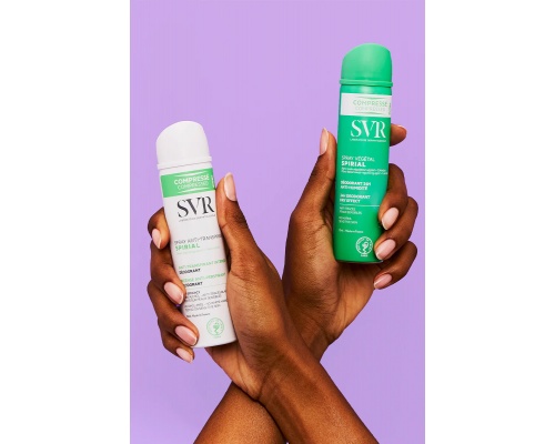 SVR SPIRIAL Spray Anti-Transpirant Aποσμητικό Spray για Κανονική έως Υπερβολική Εφίδρωση, 75ml