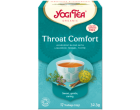 Yogi Organic Tea Throat Comfort Βιολογικό Τσάι για Λαιμό, 17 φακελάκια