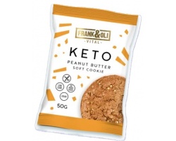 Frank & Oli Keto Peanut Butter Cookie Μαλακό Μπισκότο με Φυστικοβούτηρο, 50gr