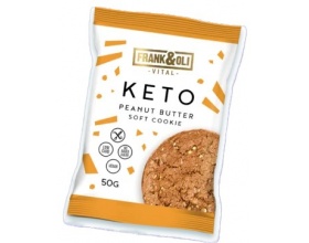 Frank & Oli Keto Peanut Butter Cookie Μαλακό Μπισκότο με Φυστικοβούτηρο, 50gr