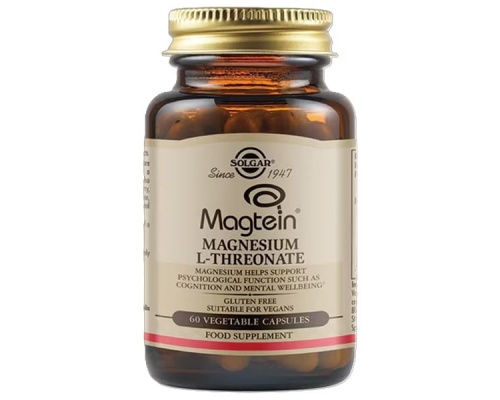 Solgar Magtein Magnesium L-Threonate Θρεονικό Μαγνήσιο, 60 κάψουλες