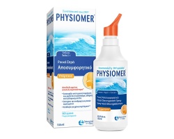 Physiomer Ρινικό αποσυμφορητικό-υπέρτονο ρινικό διάλυμα για ενήλικες και παιδιά ηλικίας 6 ετών και άνω 135ml