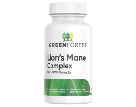 Natural Vitamins Green Forest Lion’s Mane Complex Συμπλήρωμα Διατροφής για τη Βελτίωση της Μνήμης & τη Συγκέντρωση, 60 φυτικές κάψουλες 