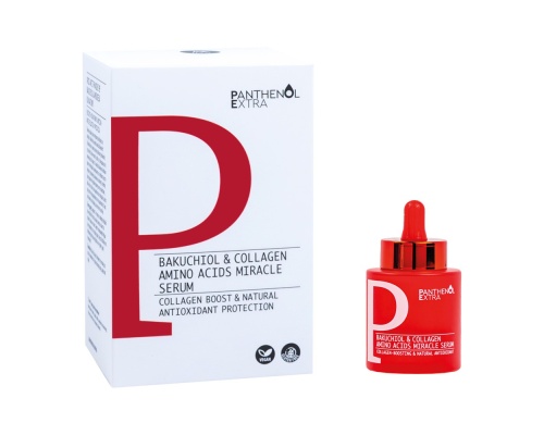 Medisei Panthenol Extra Bakuchiol & Collagen Amino Acids Miracle Serum Ορός Αντιγήρανσης με Bakuchiol & Αμινοξέα Κολλαγόνου, 30ml