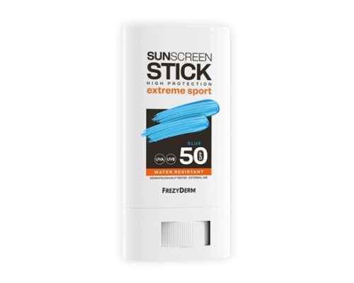 Frezyderm Sunscreen Stick High Protection Extreme Sport SPF50 Blue Αντηλιακό Stick με Υψηλή Ηλιοπροστασία, 20ml