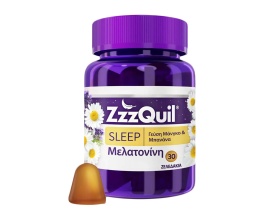 ZzzQuil Natura Συμπλήρωμα Διατροφής με Μελατονίνη με Γεύση Μάνγκο-Μπανάνα, 30 ζελεδάκια