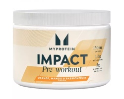My Protein Impact Pre-Workout Ισχυρό Προπονητικό Μείγμα με γεύση Μάνγκο-Passionfruit, 150g
