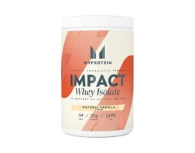 My Protein Impact Whey Isolate Natural Vanilla Καθαρή Πρωτεΐνη Ορού Γάλακτος σε Σκόνη με γεύση Βανίλια, 480g