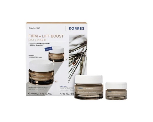 Korres Black Pine Σύσφιξη & Lifting Κρέμα Ημέρας + ΔΩΡΕΑΝ Black Pine Σύσφιξη & Lifting Κρέμα Νύχτας 15ml