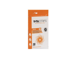 VITASTRIPS IMMUNE Συμπλήρωμα Διατροφής για την Ενίσχυση του Ανοσοποιητικού Συστήματος με φυσική γεύση Πορτοκάλι, 30 ταινίες 