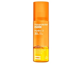 ISDIN Fotoprotector Hydro Oil Protect & Tan Διφασικό Αντηλιακό Σώματος για Φυσική Ενίσχυση του Μαυρίσματος με SPF30, 200ml