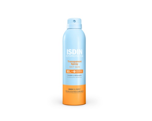 ISDIN Fotoprotector Transparent Spray Wet Skin Αόρατο & Αναζωογονητικό Σπρει Σώματος με SPF50, 250ml