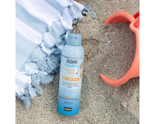 ISDIN Fotoprotector Pediatrics Transparent Spray Wet Skin spf50 Παιδικό Αντηλιακό σε Σπρέι, 250ml
