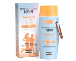 ISDIN Fotoprotector Fusion Gel Sport Wet Skin Αντηλιακό Σώματος σε Αόρατο Τζελ για Αθλητές με SPF50, 100ml