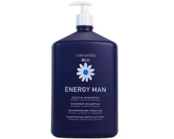 Camomilla BLU Energy Man Shower Shampoo Ανδρικό Σαμπουάν-Αφρόλουτρο, 1L