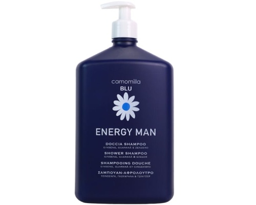 Camomilla BLU Energy Man Shower Shampoo Ανδρικό Σαμπουάν-Αφρόλουτρο, 1L