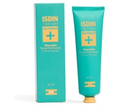 ISDIN Oily Skin Acniben Mascarilla Facial Purificante Μάσκα Καθαρισμού Προσώπου για Λιπαρές Επιδερμίδες, 75ml